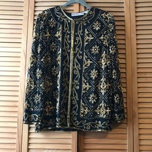 Medium 100% Silk Blouse